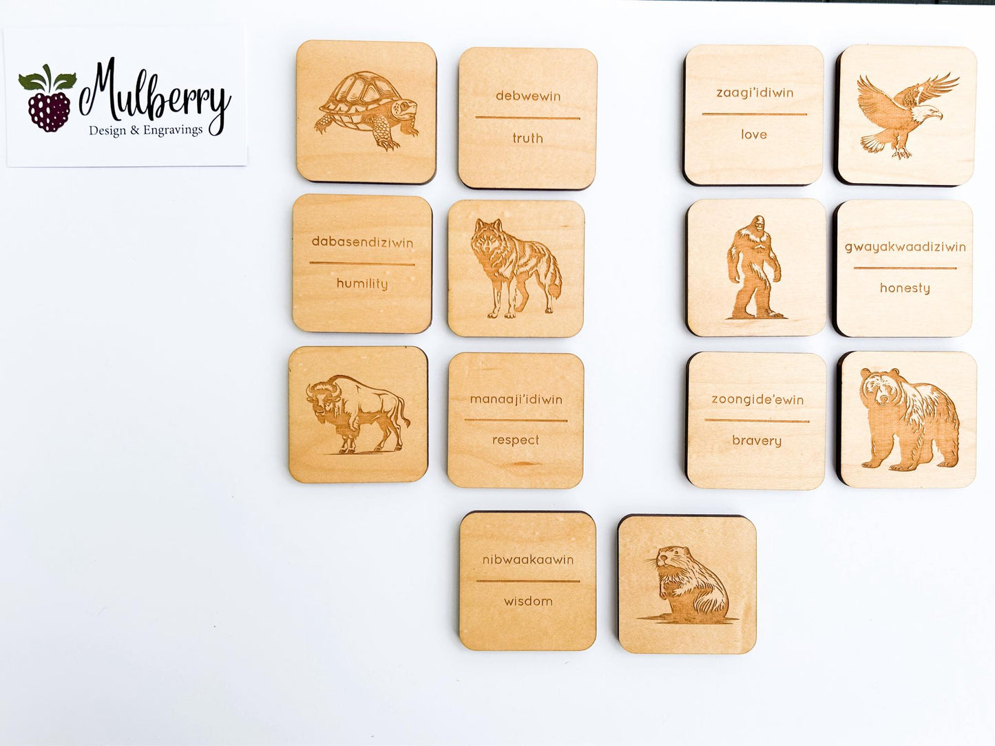 Seven Grandfather Teachings Matching Game